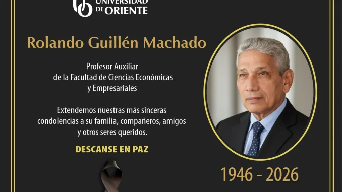 Fallece el querido profesor Rolando Guillén Machado, el cual dedicó más de 45 años a Nuestra Casa UO