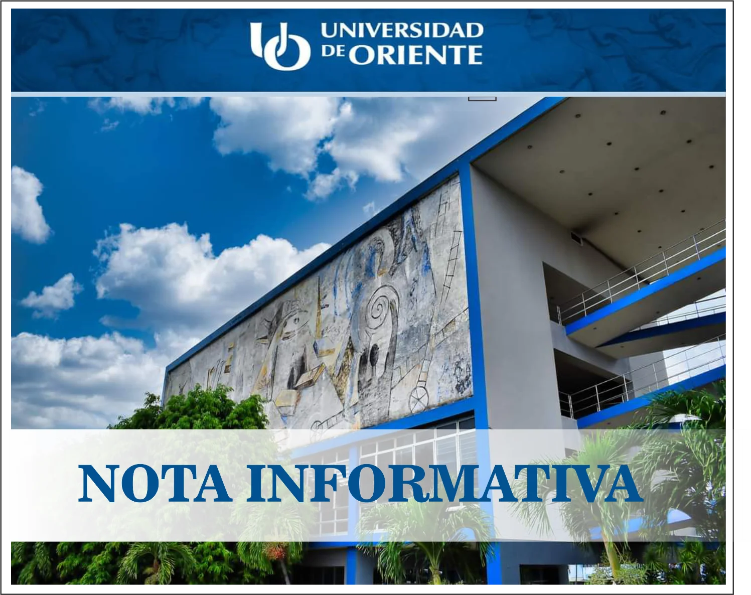 Nota Informativa sobre el Inicio del nuevo Curso Escolar 2026-2027 en la Universidad de Oriente