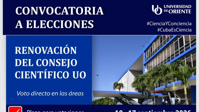 La Universidad de Oriente en período de renovación del Consejo Científico Universitario